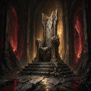 Original illustrative art for Court of Fallen