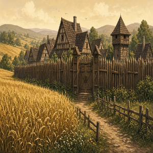 Original illustrative art for Travian: Legends