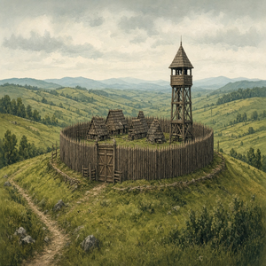 Original illustrative art for Tribal Wars